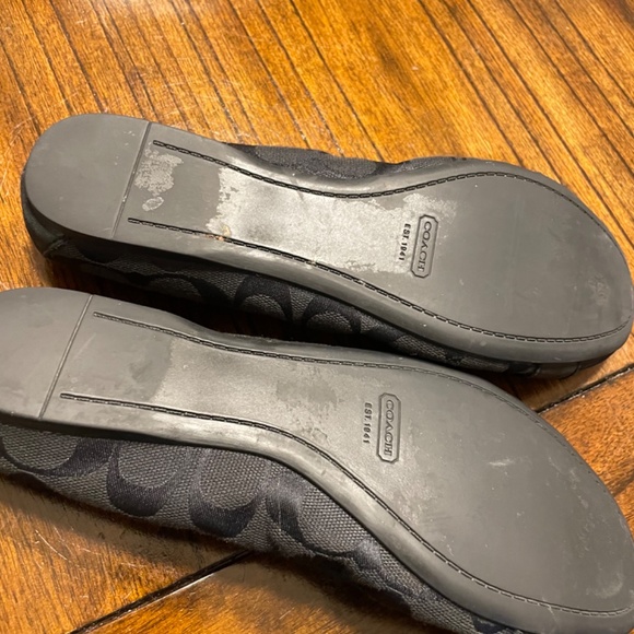 Black Coach Flats - Picture 4 of 4